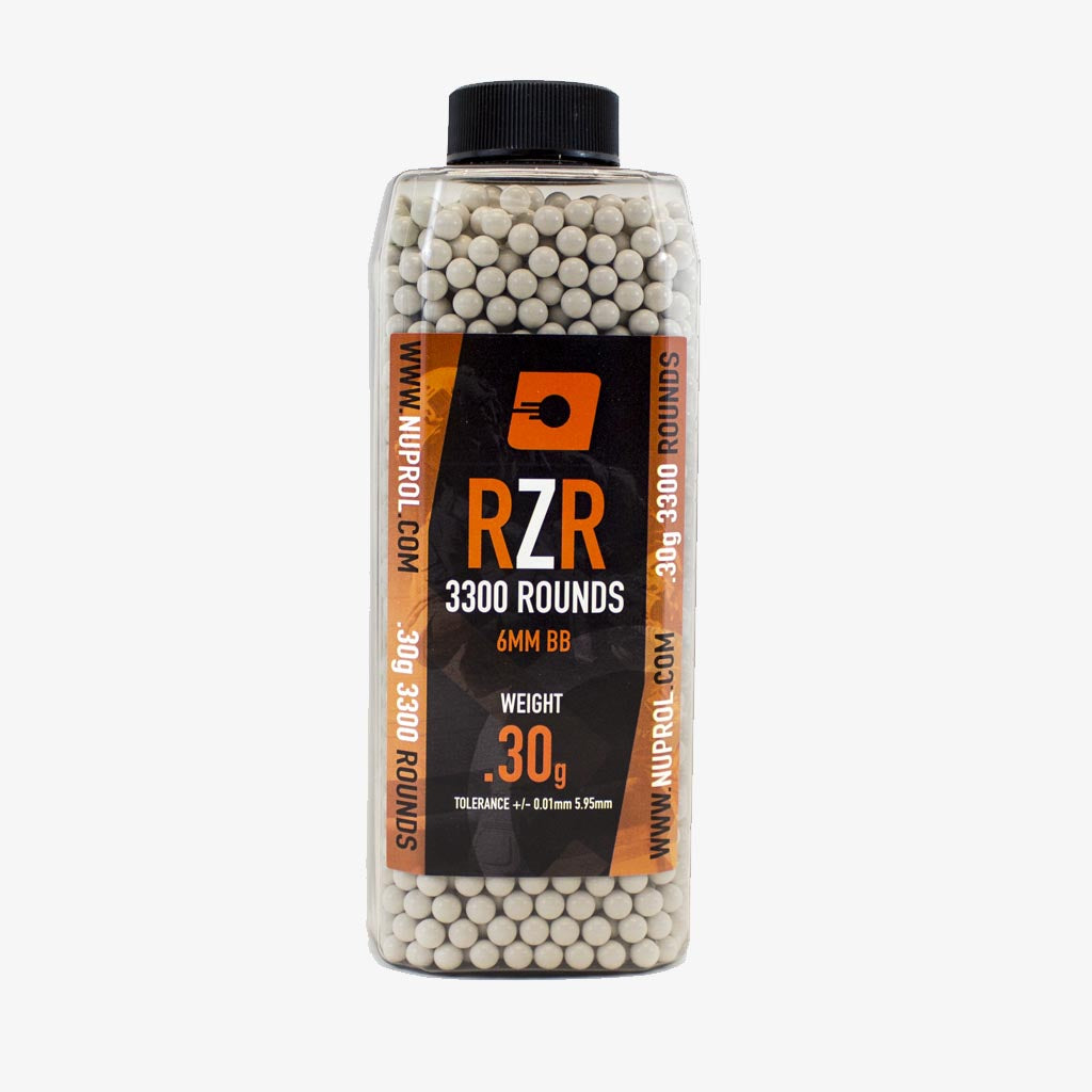 BILLES AIRSOFT BIO NUPROL RZR BLANCHES 0.25G – 3300