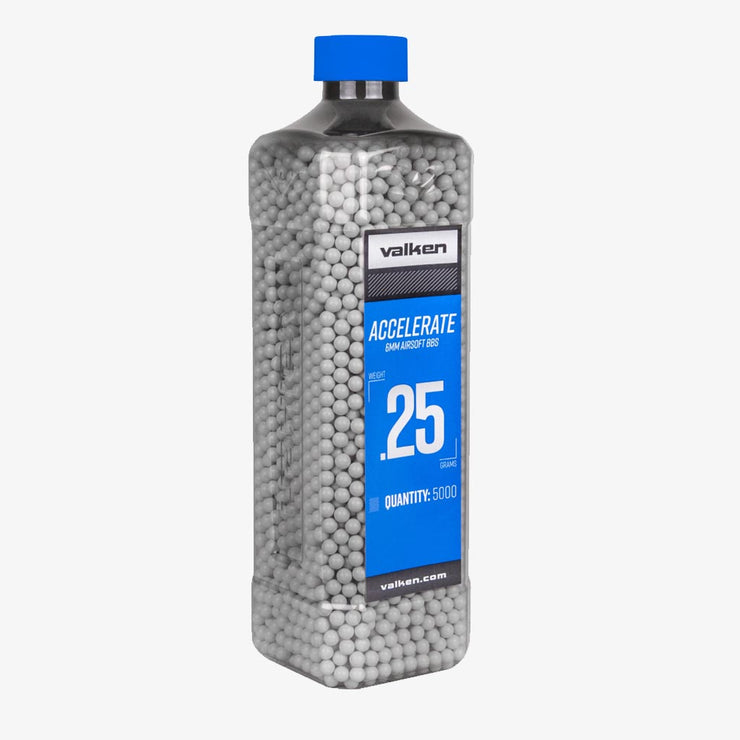 Valken Accelerate 0.25g BBs 5000pcs Bottle